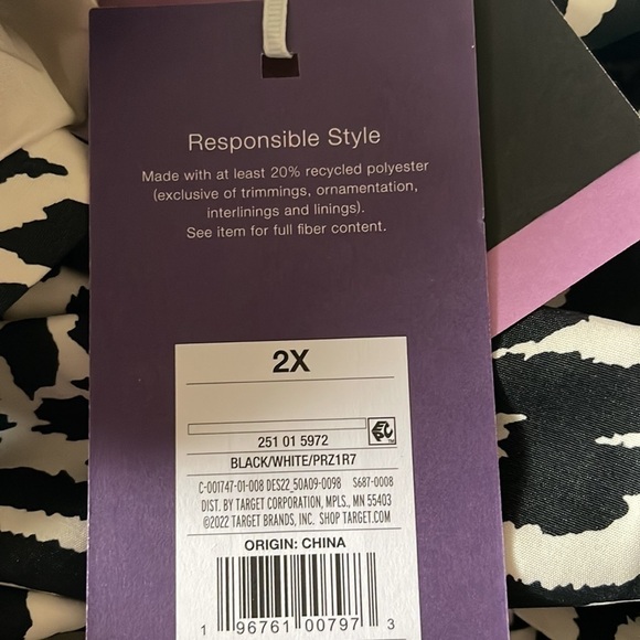 Sergio Hudson Plus Size Animal Print Strong Shoulder Trench Coat 2X NWT sold out - Picture 6 of 7